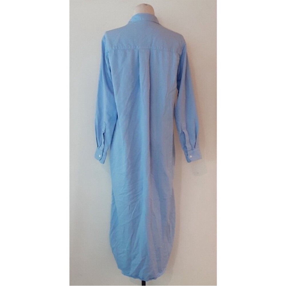 Frank & Eileen Rory denim shirt dress in glacier blue XXS - Picture 4 of 8